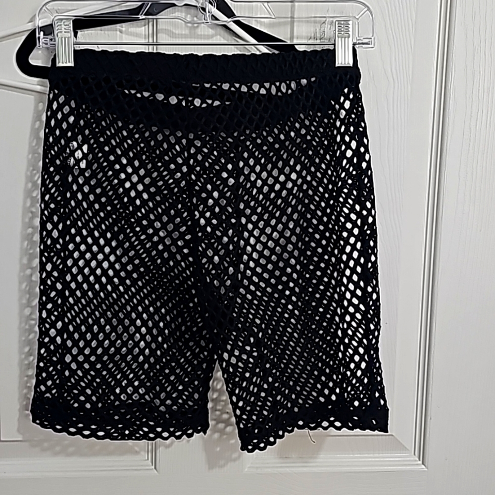 Fishnet Bike Shorts